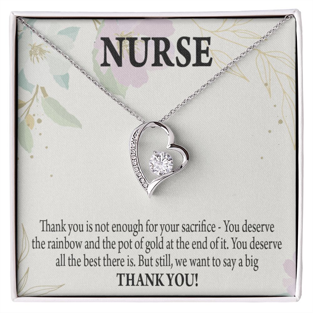 Gift For Healthcare Workers Forever Necklace w Message Card-Express Your Love Gifts