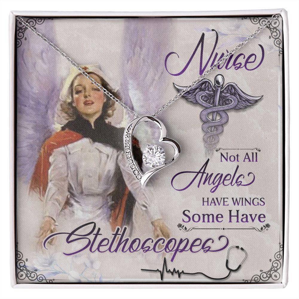 Not All Angels Have Wings Forever Necklace w Message Card-Express Your Love Gifts