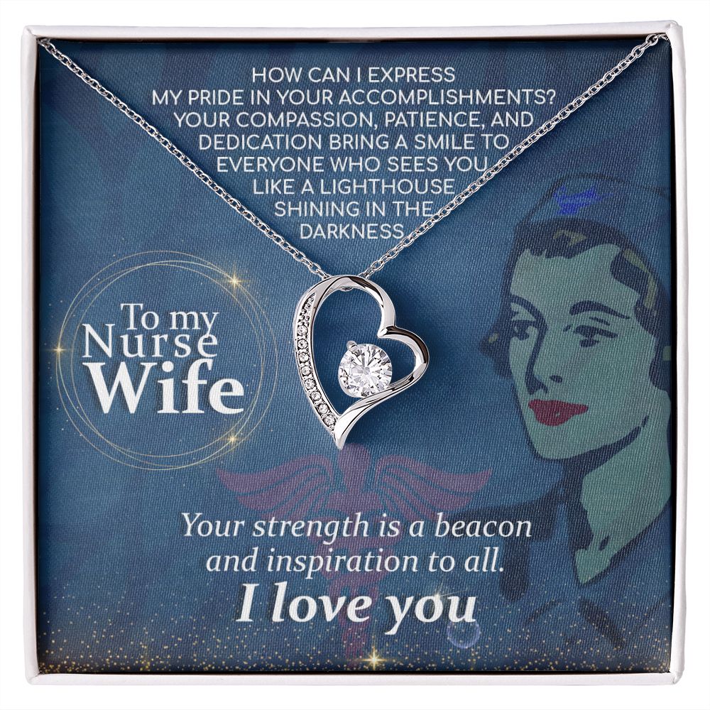 How Can I Forever Necklace w Message Card-Express Your Love Gifts