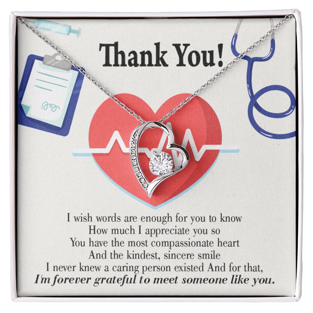 Gift Idea For Medical Staff Forever Necklace w Message Card-Express Your Love Gifts