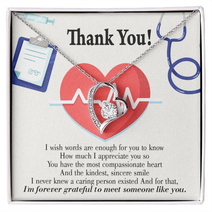 Gift Idea For Medical Staff Forever Necklace w Message Card-Express Your Love Gifts