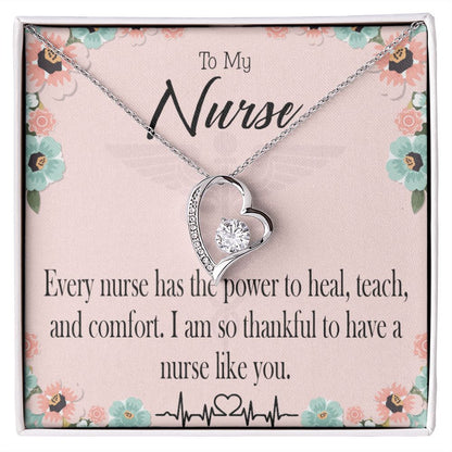 Power to Heal Forever Necklace w Message Card-Express Your Love Gifts