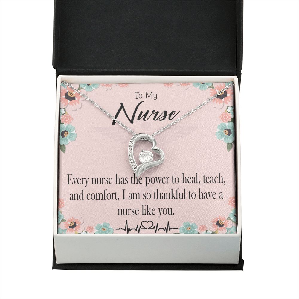 Power to Heal Forever Necklace w Message Card-Express Your Love Gifts
