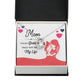 Mom I'm So Grateful Forever Necklace w Message Card-Express Your Love Gifts