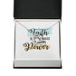 Faith Forever Necklace w Message Card-Express Your Love Gifts