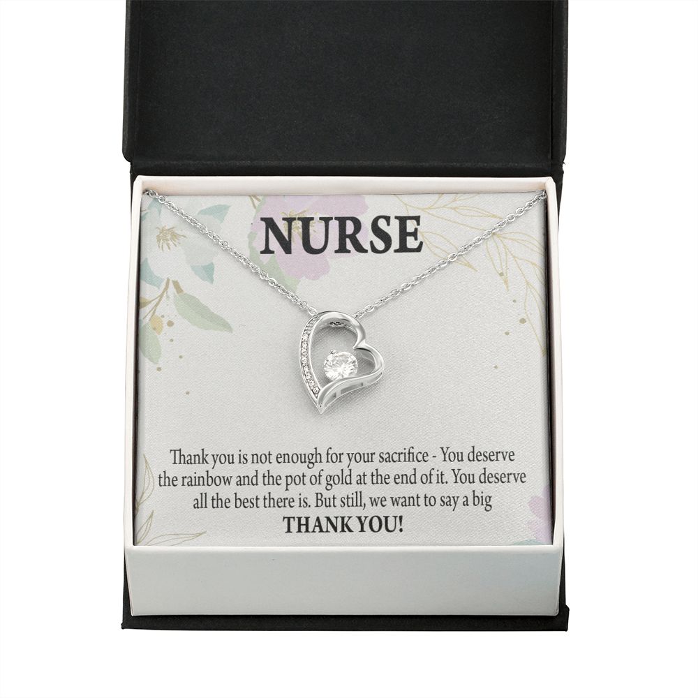 Gift For Healthcare Workers Forever Necklace w Message Card-Express Your Love Gifts