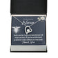You Don't Go Unnoticed Forever Necklace w Message Card-Express Your Love Gifts