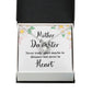 Mother and Daughter Never Truly Apart Forever Necklace w Message Card-Express Your Love Gifts
