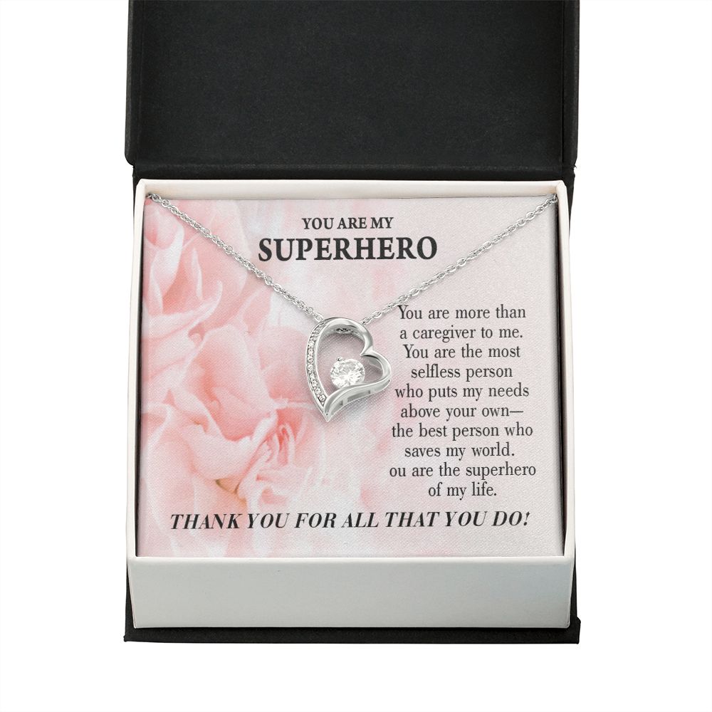 Touching Gift For Caregivers Forever Necklace w Message Card-Express Your Love Gifts
