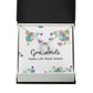 Grandkids Make Life More Grand Forever Necklace w Message Card-Express Your Love Gifts