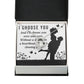 I Choose You Forever Necklace w Message Card-Express Your Love Gifts
