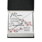 Mom No One Has Tell Me Forever Necklace w Message Card-Express Your Love Gifts