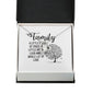 Family Forever Necklace w Message Card-Express Your Love Gifts