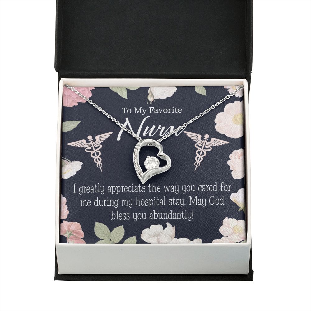 God Bless You Abundantly! Forever Necklace w Message Card-Express Your Love Gifts