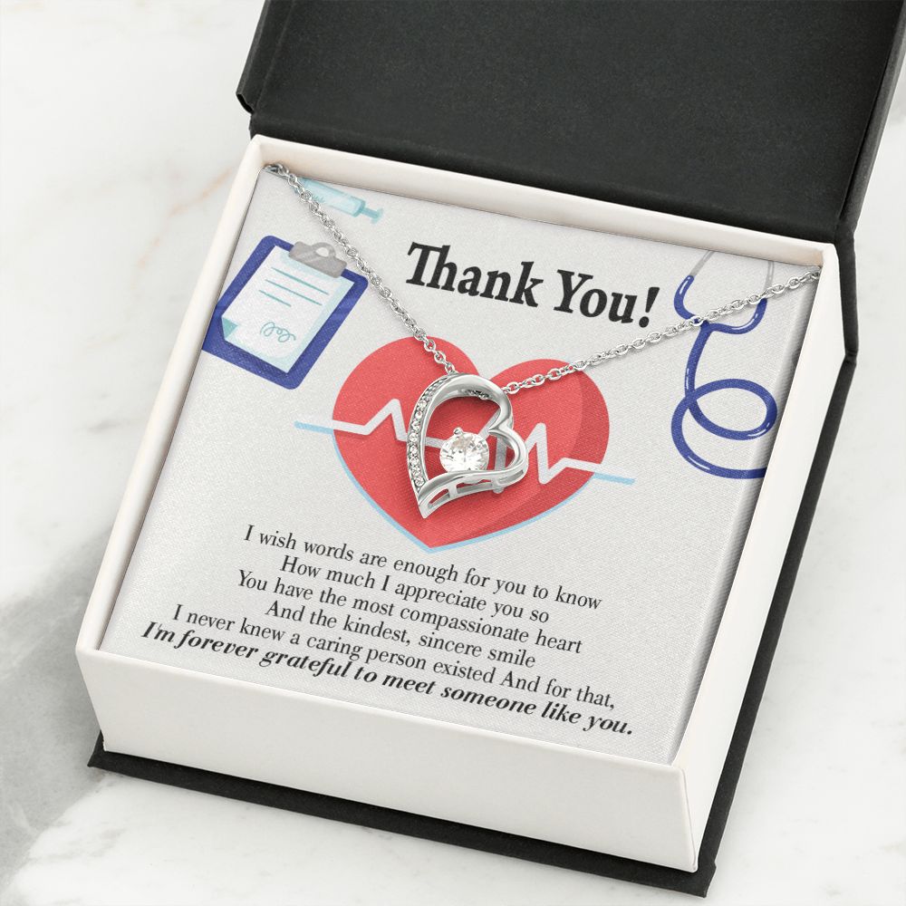 Gift Idea For Medical Staff Forever Necklace w Message Card-Express Your Love Gifts