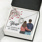 You WIll Always Be My Forever Forever Necklace w Message Card-Express Your Love Gifts