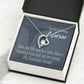 My Superhero Nurse! Forever Necklace w Message Card-Express Your Love Gifts