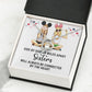 Sisters Connected by The Heart Forever Necklace w Message Card-Express Your Love Gifts