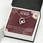Special Nurse Forever Necklace w Message Card-Express Your Love Gifts