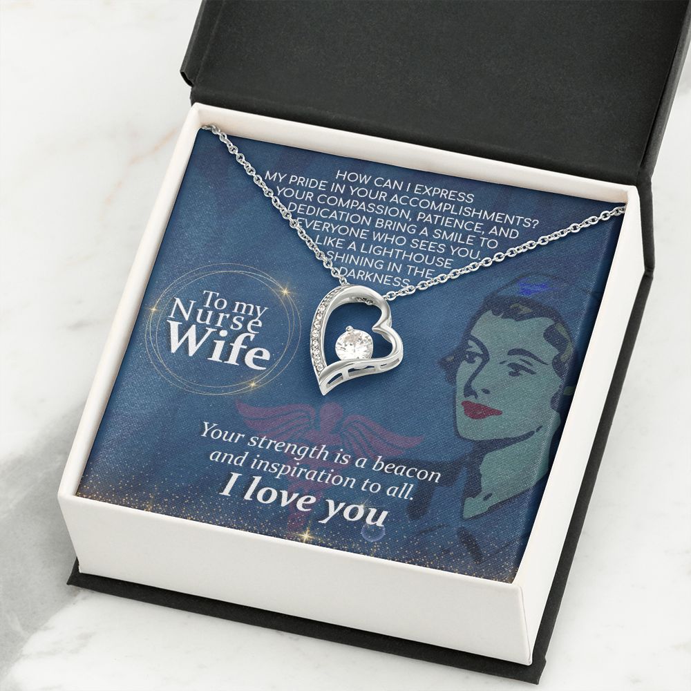 How Can I Forever Necklace w Message Card-Express Your Love Gifts