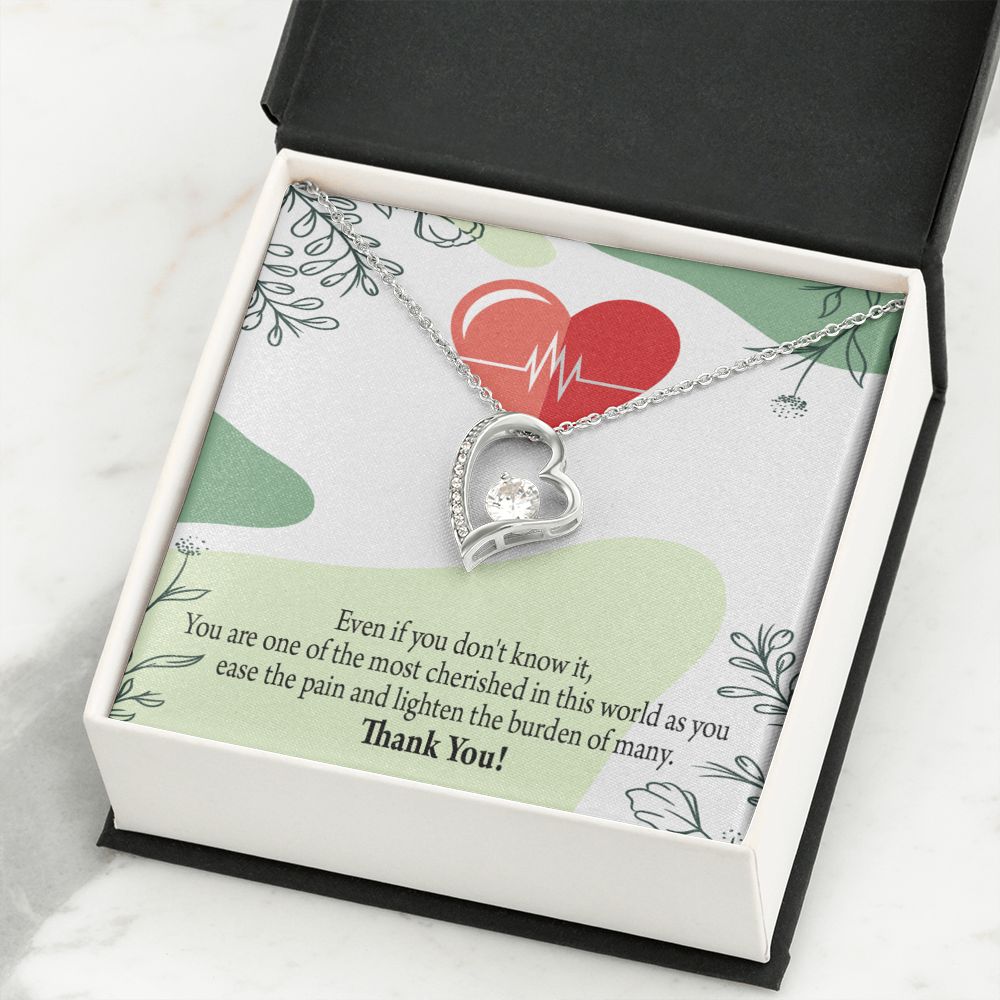 Thank You Necklace Medical Forever Necklace w Message Card-Express Your Love Gifts