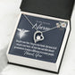 You Don't Go Unnoticed Forever Necklace w Message Card-Express Your Love Gifts