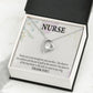Gift For Healthcare Workers Forever Necklace w Message Card-Express Your Love Gifts