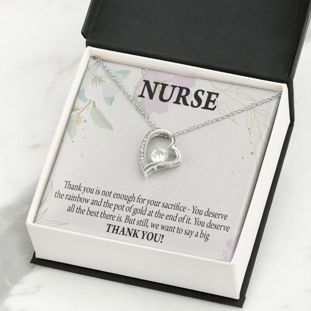 Gift For Healthcare Workers Forever Necklace w Message Card-Express Your Love Gifts