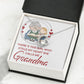 Girl Stole My Haert Calls Me Grandma Forever Necklace w Message Card-Express Your Love Gifts