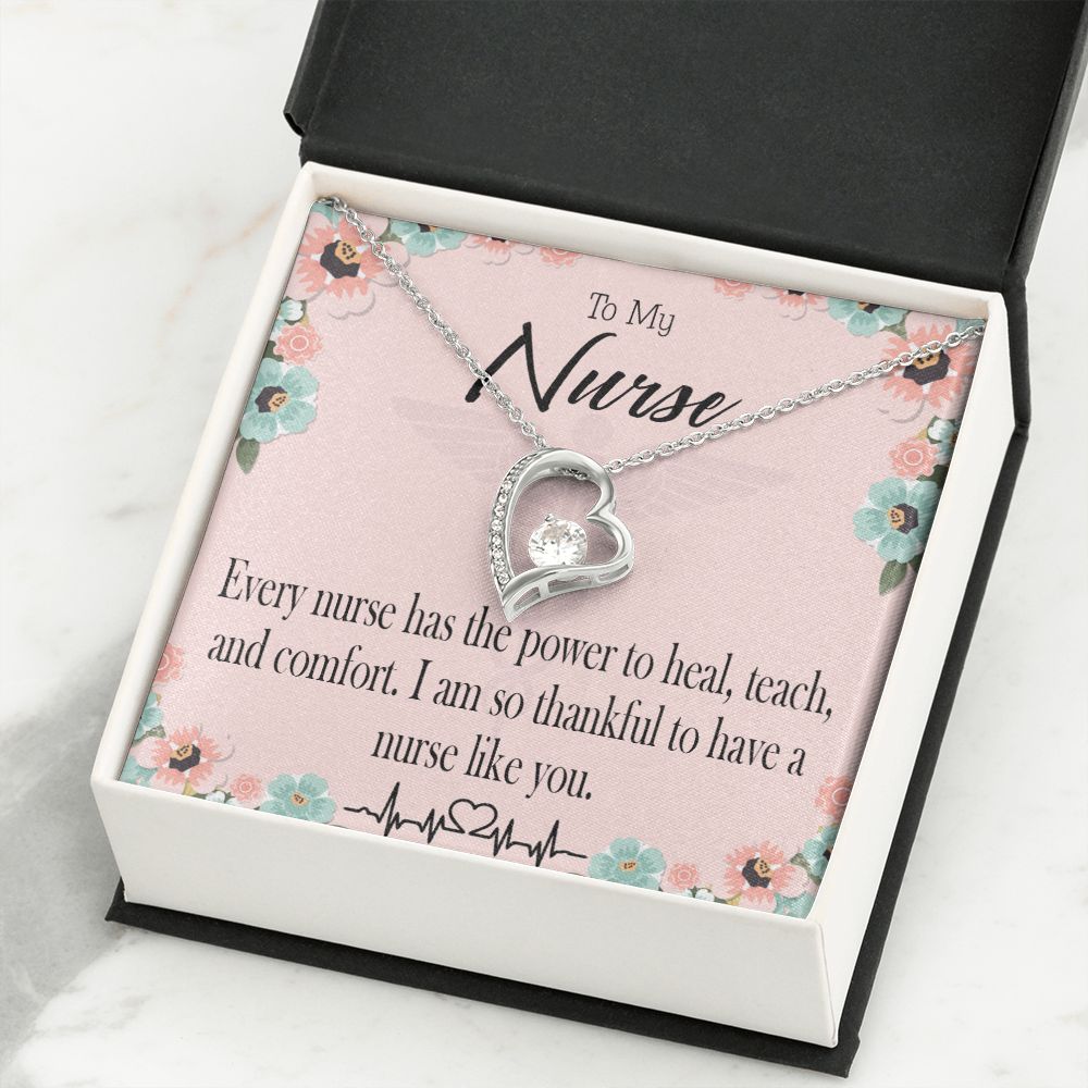 Power to Heal Forever Necklace w Message Card-Express Your Love Gifts