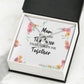 Mum You Are The Piece Forever Necklace w Message Card-Express Your Love Gifts