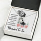 Mama To Be Forever Necklace w Message Card-Express Your Love Gifts