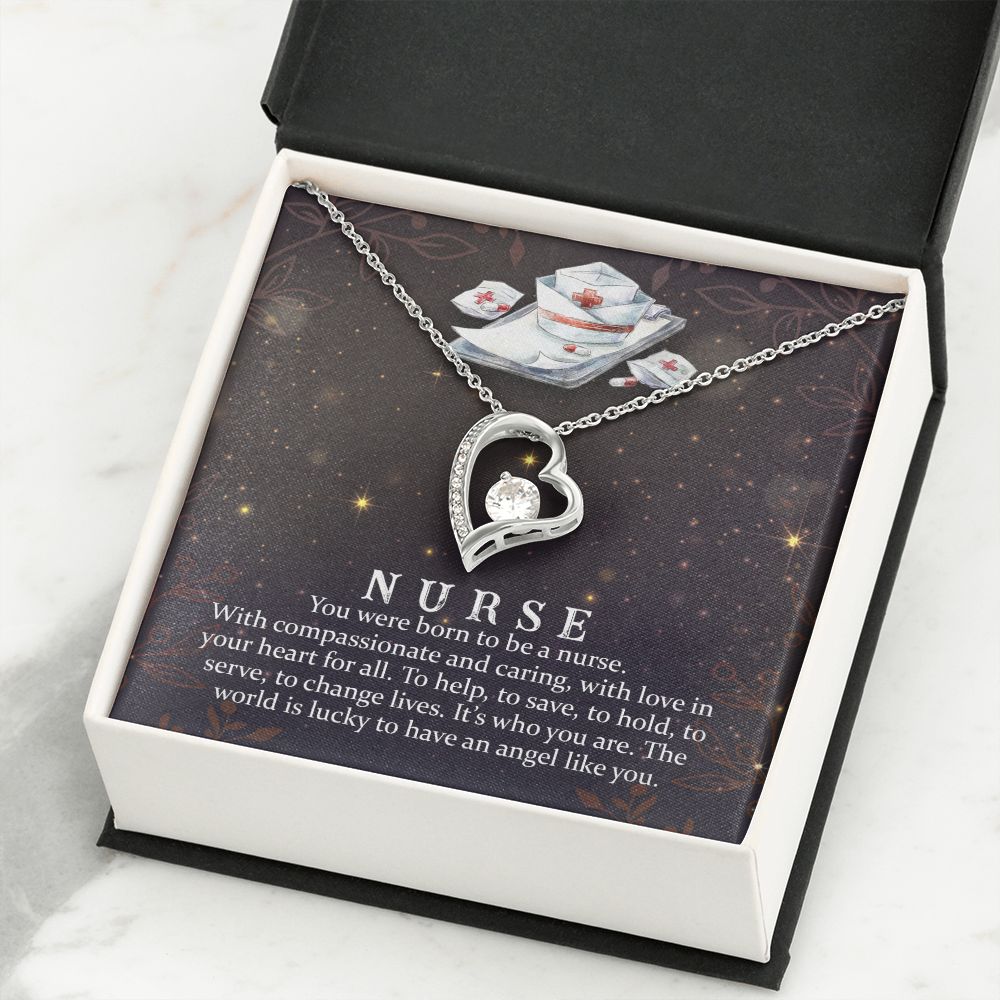 You Were Born to Be Forever Necklace w Message Card-Express Your Love Gifts