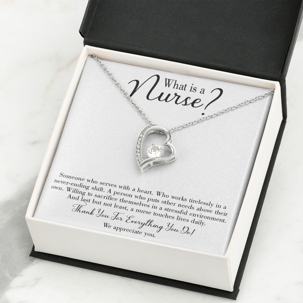 What is a Nurse Forever Necklace w Message Card-Express Your Love Gifts
