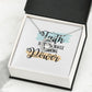 Faith Forever Necklace w Message Card-Express Your Love Gifts