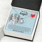 You Are an Angel Nurse Forever Necklace w Message Card-Express Your Love Gifts
