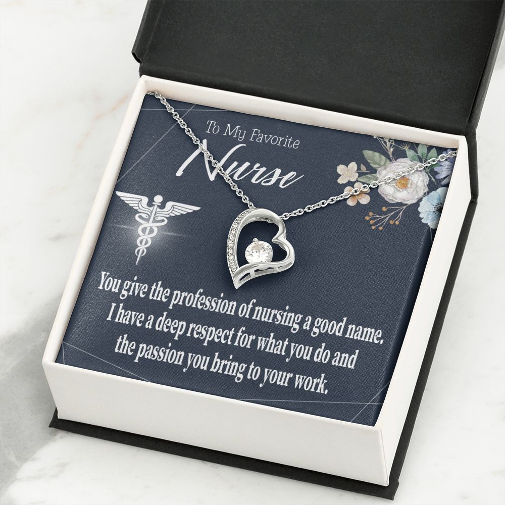 Deep Respect Forever Necklace w Message Card-Express Your Love Gifts