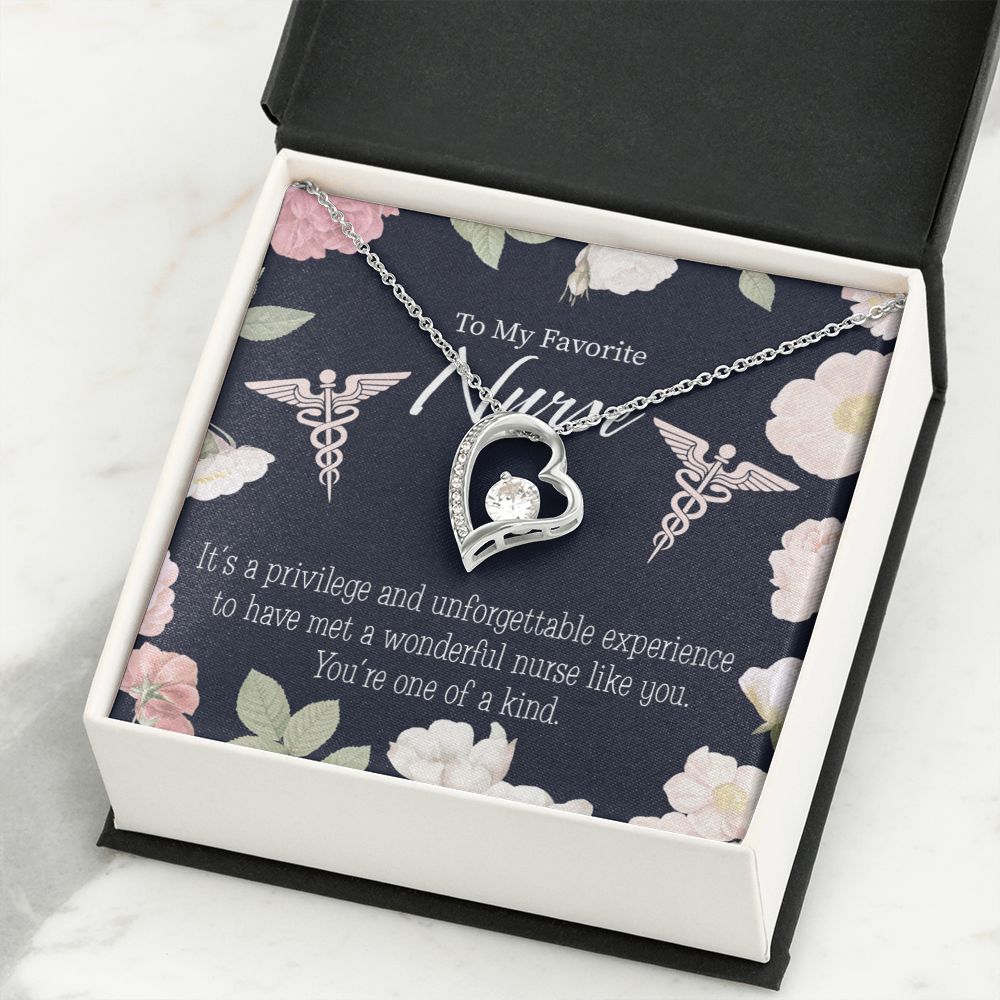 One of a Kind Nurse Forever Necklace w Message Card-Express Your Love Gifts