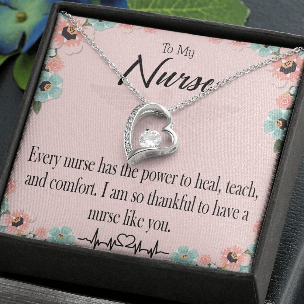 Power to Heal Forever Necklace w Message Card-Express Your Love Gifts
