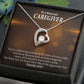 Rockstar Caregiver Forever Necklace w Message Card-Express Your Love Gifts