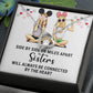 Sisters Connected by The Heart Forever Necklace w Message Card-Express Your Love Gifts