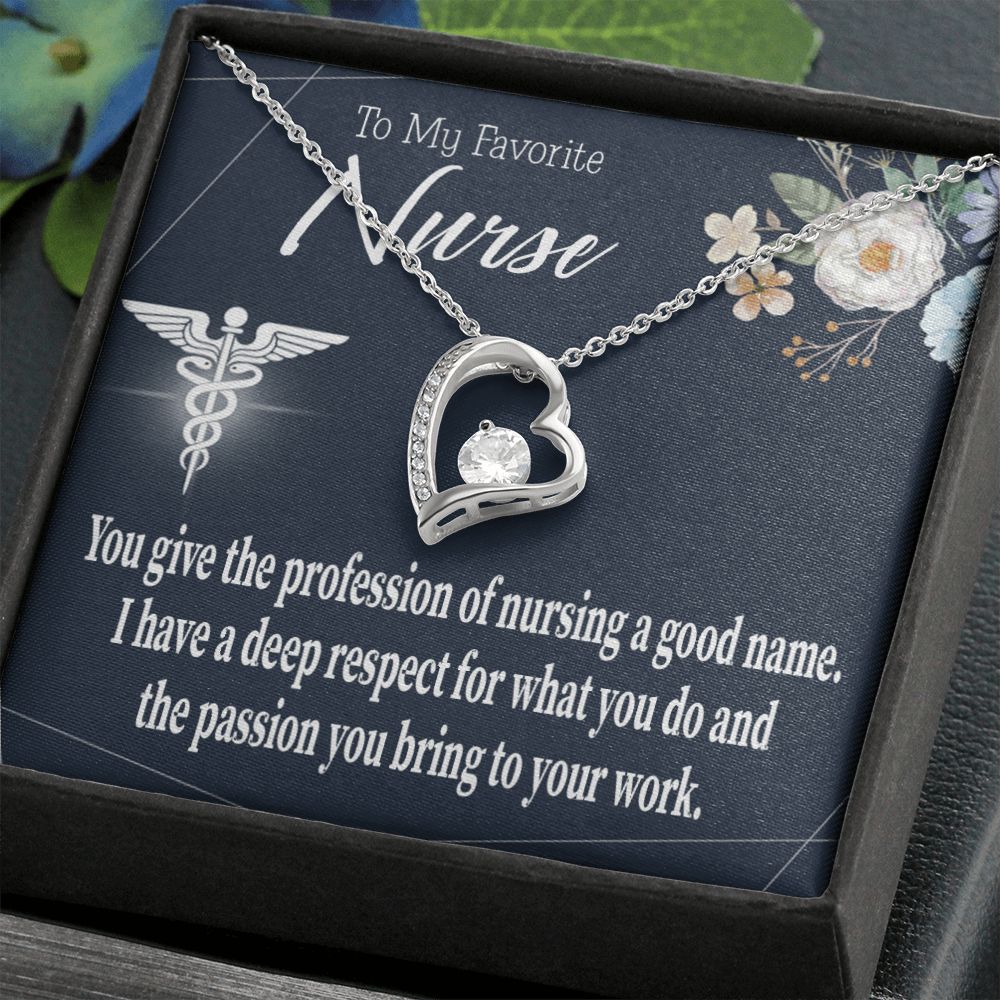 Deep Respect Forever Necklace w Message Card-Express Your Love Gifts