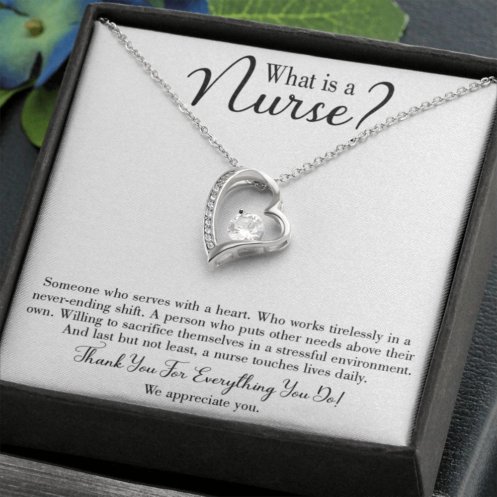 What is a Nurse Forever Necklace w Message Card-Express Your Love Gifts