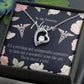 One of a Kind Nurse Forever Necklace w Message Card-Express Your Love Gifts
