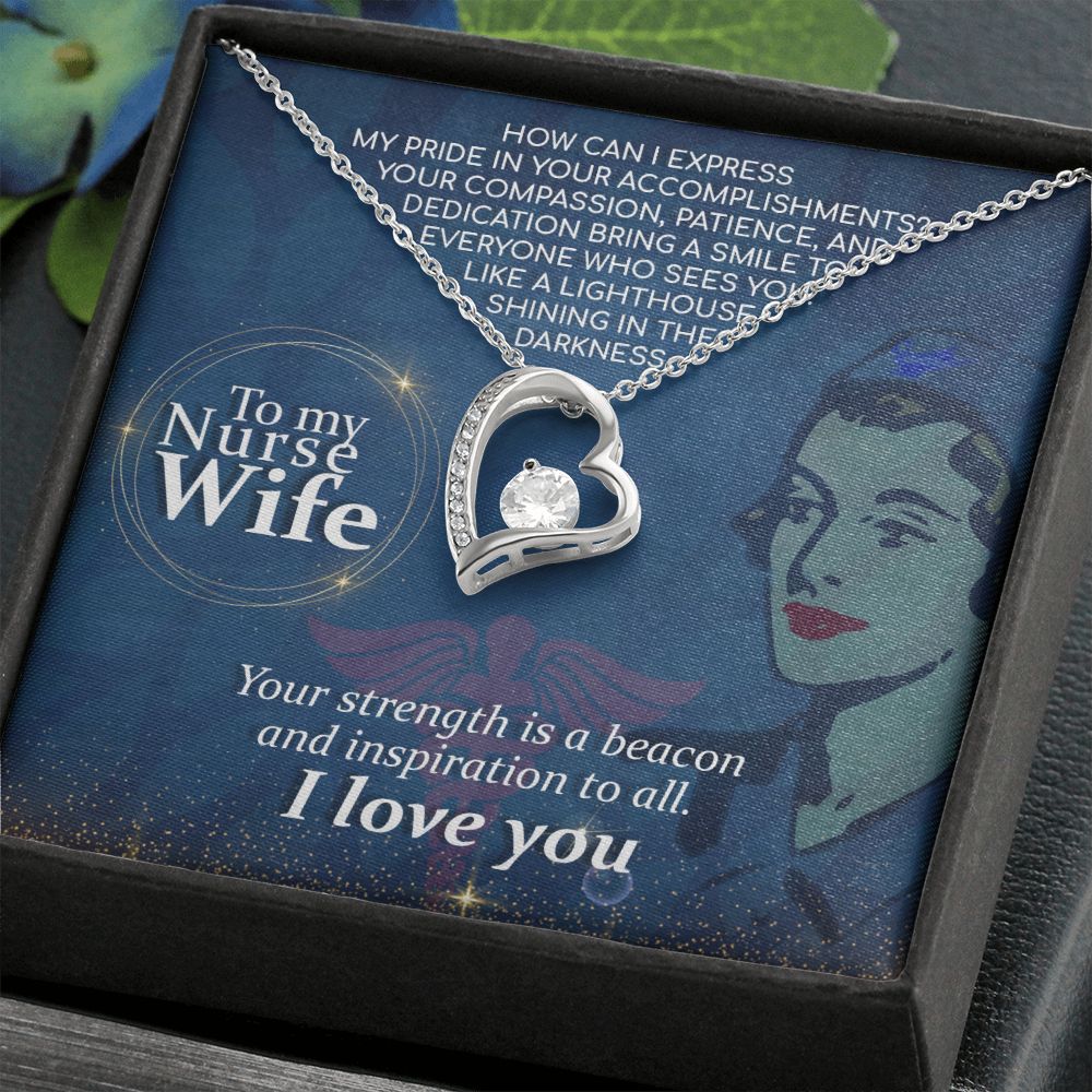 How Can I Forever Necklace w Message Card-Express Your Love Gifts