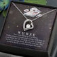 You Were Born to Be Forever Necklace w Message Card-Express Your Love Gifts