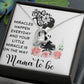 Mama To Be Forever Necklace w Message Card-Express Your Love Gifts