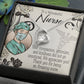 Thank Your Nurse Gift Forever Necklace w Message Card-Express Your Love Gifts