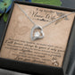 To my Wife Nurse In This Difficult Time Forever Necklace w Message Card-Express Your Love Gifts