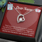 Thank You Ideas Nurses and Caregivers Forever Necklace w Message Card-Express Your Love Gifts